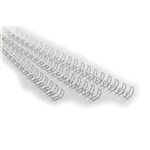BINDING WIRE 8MM 34 LOOP WHITE BOX 100