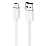 MOKI USBA TO USBC SYNCHARGE CABLE 1M CLASSIC WHITE
