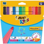 BIC KIDS VISACOLOR XL MARKER BULLET 45MM ASSORTED BOX 12
