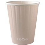 BIOPAK BIOCUP AQUEOUS DOUBLE WALL CUP 390ML LEAF PACK 40
