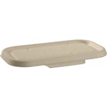 BIOPAK BIOCANE TAKEAWAY LID 230 X 130MM NATURAL PACK 125
