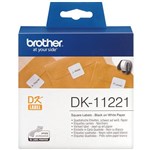 BROTHER DK11221 LABEL ROLL SQUARE 23MM WHITE ROLL 1000
