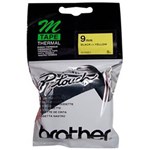 BROTHER MK621 LABELLING TAPE BLACK ON YELLOW 9MM X 8M