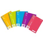 QUILL NOTEBOOK 70GSM PP 240 PAGE A4 ASSORTED