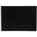 QUILL VISUAL ART DIARY 110GSM 120 PAGE A2 PP BLACK