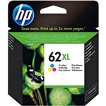 HP C2P07AA 62XL INK CARTRIDGE HIGH YIELD TRI COLOUR PACK CYANMAGENTAYELLOW