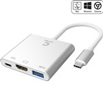 COMSOL USBC MALE TO HDMI  USB 30  USBC ADAPTER SILVER