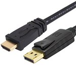 COMSOL DISPLAYPORT CABLE MALE TO HDMI MALE 1M