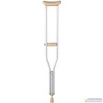 LIVINGSTONE ADJUSTABLE ALUMINIUM UNDERARM CRUTCHES MEDIUM 114134CM PACK 16