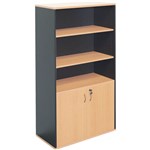 RAPID WORKER WALL UNIT LOCKABLE 1800 X 900 X 450MM BEECHIRONSTONE