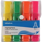 INITIATIVE HIGHLIGHTER CHISEL ASSORTED WALLET 4