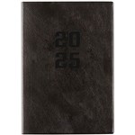 LUXE EXECUTIVE BOOK PLANNER PVC MONTH TO VIEW A4 BLACK