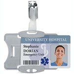DURABLE ID SECURITY PASS HOLDER BACTOCLEAN GREY BOX 25