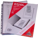 COLBY FOLDER FRIENDLY POCKET A4 CLEAR PACK 5
