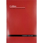 COLLINS A60 SERIES ACCOUNT BOOK 4 MONEY COLUMN 60 LEAF A4 RED