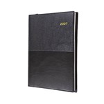 COLLINS VANESSA 245V99 DIARY 2 DAYS TO PAGE A4 BLACK