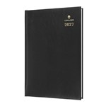 COLLINS STERLING 344P99 DIARY WEEK TO VIEW A4 BLACK