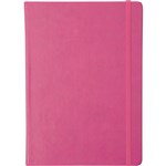 COLLINS LEGACY NOTEBOOK RULED 240 PAGE EXPANDABLE INNER POCKET A5 PINK
