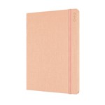DEBDEN DESIGNER D38P51 DIARY WEEK TO VIEW A5 PEACH