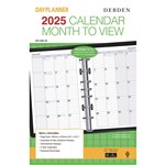 DEBDEN DAYPLANNER DK1300 DESK EDITION REFILL MONTH TO VIEW 216 X 140MM WHITE