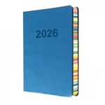 COLLINS RAINBOW EDGE ED151U57 DIARY DAY TO PAGE A5 BLUE