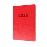 COLLINS RAINBOW EDGE ED153U15 DIARY WEEK TO VIEW A5 RED