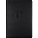 COLLINS EDGE NOTEBOOK RULED 240 PAGE RAINBOW EDGING A5 BLACK