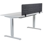 HEDJ ABOVE PET DESK MOUNTED SCREEN 1400 X 340MM CHARCOAL