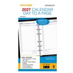 DEBDEN DAYPLANNER PR2100 PERSONAL EDITION REFILL DAY TO PAGE