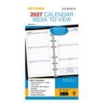 DEBDEN DAYPLANNER PR2700 PERSONAL EDITION REFILL WEEK TO VIEW 172 X 96MM
