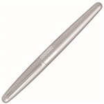 PILOT MR1 FOUNTAIN PEN SILVER BARREL MEDIUM NIB BLACK