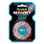 SCOTCH DOUBLE SIDED MOUNTING TAPE 254MM X 152M CLEAR