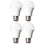 BRILLIANT E27 CLASSIC LED LIGHTBULB A60 9W WARM WHITE PACK 4