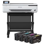EPSON SURECOLOR T3160 LARGE FORMAT PRINTER AND E40S INK CARTRIDGE COMBO