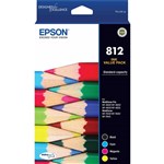 EPSON 812 INK CARTRIDGE BLACKCYANMAGENTAYELLOW