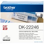 BROTHER DK22246 CONTINUOUS PAPER LABEL ROLL 103MM X 3048M WHITE