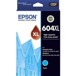 EPSON 604XL INK CARTRIDGE HIGH YIELD CYAN