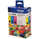 BROTHER LC40CL3PK INK CARTRIDGE VALUE PACK CYANMAGENTAYELLOW