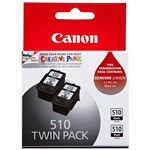 CANON PG510 INK CARTRIDGE BLACK PACK 2