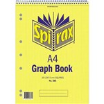 SPIRAX GRAPH BOOK TOP OPENING 5MM 30 SHEETS A4