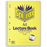 SPIRAX 598 LECTURE BOOK 7MM RULED 7 HOLE PUNCHED SPIRAL BOUND 140 PAGE A4