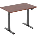 ERGOVIDA EED623D ELECTRIC SITSTAND DESK 1800 X 750MM BLACKDARK WALNUT
