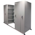 APC EZISLIDE AISLE SAVER 8 BAY 5 SHELVES 4500 X 2175 X 900 X 400MM CYBER GREY