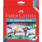 FABERCASTELL WATERCOLOUR PENCILS ASSORTED PACK 24