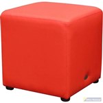 DURAFURN OTTOMAN CUBE RED