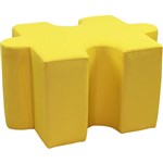 SYLEX PUZZLE OTTOMAN 850 X 580 X 460MM YELLOW