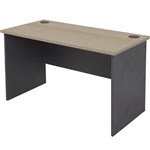RAPID WORKER OPEN DESK 1200 X 600MM OAKIRONSTONE