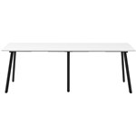 RAPIDLINE ETERNITY HIGH BAR TABLE 3000 X 750MM NATURAL WHITEBLACK