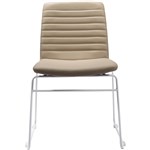 RAPIDLINE PIXEL SLED BASE CHAIR ALMONDWHITE
