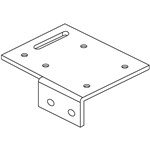 RAPIDLINE SHUSH30 SCREEN SINGLE SIDE BRACKET WHITE PACK 2
